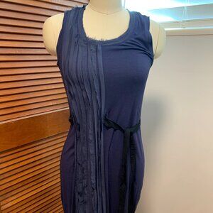 Simply Vera Blue Dress with ruffle detail